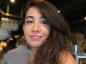 Elnaz Hajtamiri is shown in an Ontario Provincial Police handout photo. York Regional Police have issued Canada-wide warrants for two men in connection with an alleged attack on Hajtamiri, a 37-year-old woman who was later abducted from an Ontario town.THE CANADIAN PRESS/HO-Ontario Provincial Police **MANDATORY CREDIT**