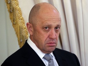 Russian billionaire and businessman Yevgeny Prigozhin attends a meeting with foreign investors at Konstantin Palace June 16, 2016 in Saint Petersburg.