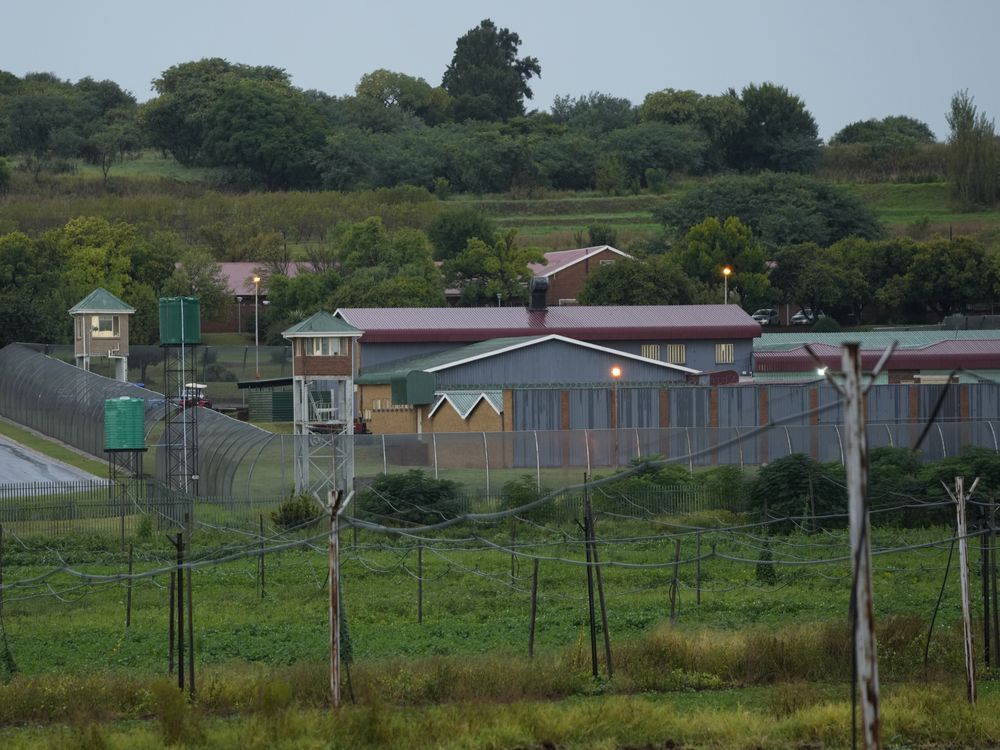 A view of the Atteridgeville Prison where Oscar Pistorius is being held, ahead of a parole hearing, in Pretoria.