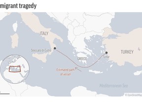 At least 70 people died in last week's shipwreck on Italy's Calabrian coast.