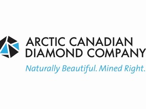 Arctic Canadian Diamond Company logo is seen in this undated handout.