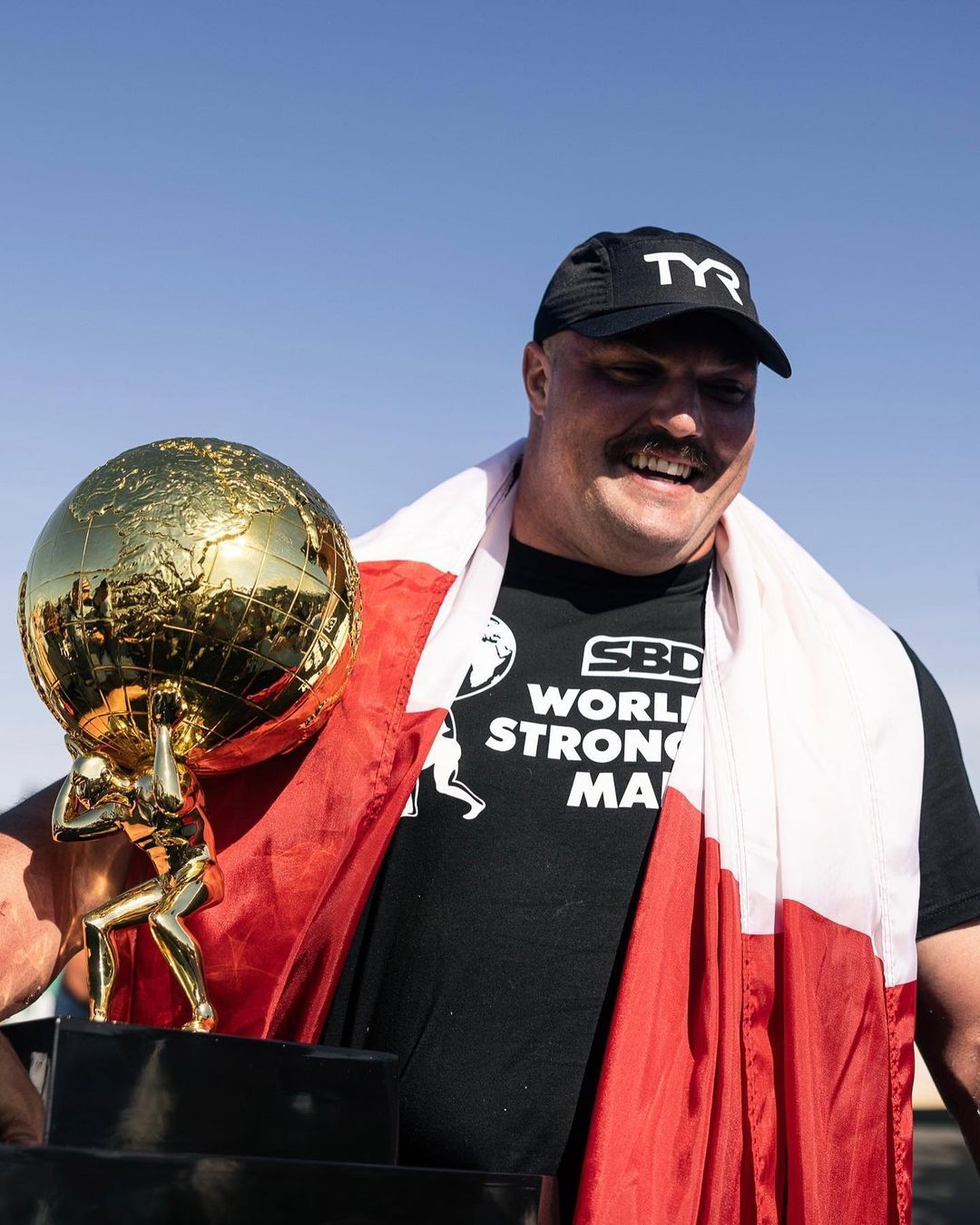 A Canadian just won the title of World’s Strongest Man for the first time ever. Mitchell Hooper is a former University of Guelph football player who is 6’2”, 320 pounds, and very, very strong.