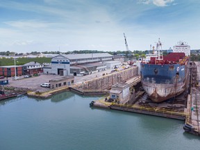 Heddle Shipyards is the largest Canadian ship repair and construction company on the Great Lakes.  SUPPLIED