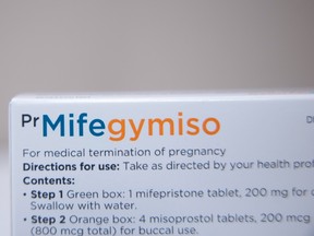 A reported 87,485 abortions were reported in Canada in 2021, with nearly 40 per cent medical abortions involving a two-drug regimen sold under the brand name, Mifegymiso in Canada.