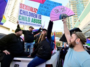 Drag queen story hour protest