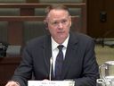 Liberal MP David McGuinty appears before the House of Commons national security committee on April 18, 2023.