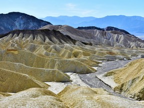 The overlook at Zabriskie Point provides fascinating views of Death Valley’s ancient landscape.