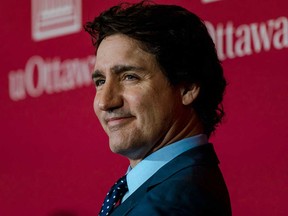 Prime Minister Justin Trudeau is seen at the University of Ottawa on April 24, 2023.