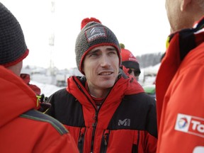 FILE - Craig Breen is seen during a stopover on day 3 of Rally Sweden 2018 as part of the World Rally Championship (WRC) in Torsby, Sweden, on Feb. 17, 2018. Rally driver Craig Breen was killed in an accident Thursday, April 13, 2023, during a test event ahead of a world championship race in Croatia, his team said.