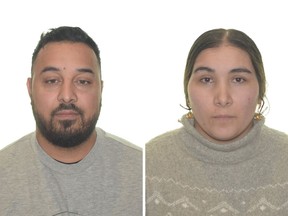 Florin Iordache and his wife Cristina (Monalisa) Zenaida Iordache are seen in a composite image made of two undated handout photos. Authorities have said that eight people, four of whom were the Iordache family, were allegedly attempting to illegally cross into the United States from Canada through Akwesasne Mohawk Territory, which straddles provincial and international boundaries and includes regions of Quebec, Ontario and New York state.