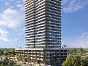The 37-storey Grand is one of seven condo towers Chestnut Hill is bringing to Pickering’s Universal City.