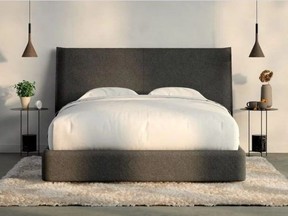 Casper Haven Bed Frame in Charcoal.