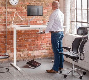 Float Sit and Stand Desk.