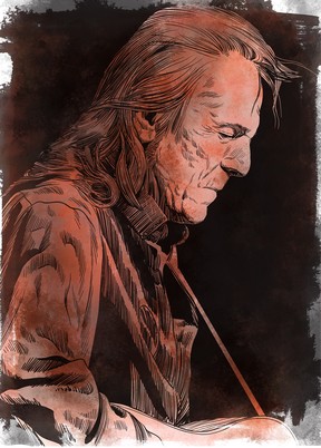 Gordon Lightfoot. ILLUSTRATION BY MIKE FAILLE/NATIONAL POST