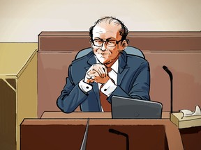 Reputed Mafia boss Vincenzo "Jimmy" DeMaria in court.