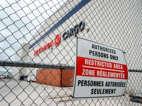 The Air Canada warehouse that was the scene of the gold heist