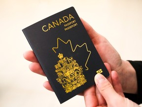 New Canadian passport
