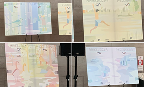 Images of the newly redesigned Canadian passport