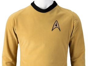 William Shatner's tunic from the original Star Trek