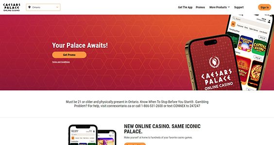 Screenshot of Caesars Palace online casino