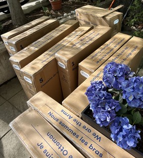 The many Mistral boxes.