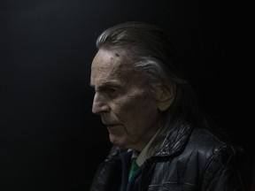 Gordon Lightfoot poses for a photo at The Eglinton Grand in Toronto on March 17, 2022.