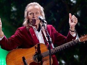 Gordon Lightfoot performs during the evening ceremonies of Canada's 150th anniversary of Confederation, in Ottawa on July 1, 2017.