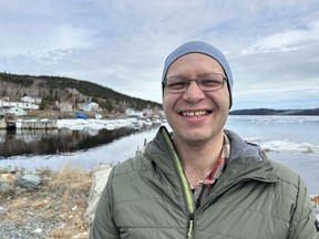 Stanislav Vasylchuk is seen in Baie Verte, N.L., in a Sunday, May 7, 2023, handout photo. Vasylchuk arrived in Newfoundland one year ago aboard a plane from Warsaw, Poland, chartered by the provincial government. He now lives in Baie Verte.