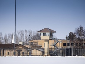 The Bowden Institution facility is shown near Bowden, Alta., on March 19, 2020.