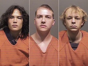 Zachary Kwak, Nicholas "Mitch" Karol-Chik and Joseph Koenig each face a first-degree murder charge in the death of a 20-year-old Colorado woman who was allegedly struck by a rock thrown through her windshield while she was driving.