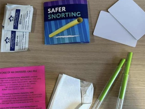 Safer snorting kits' handed out at B.C. high school | Brantford Expositor