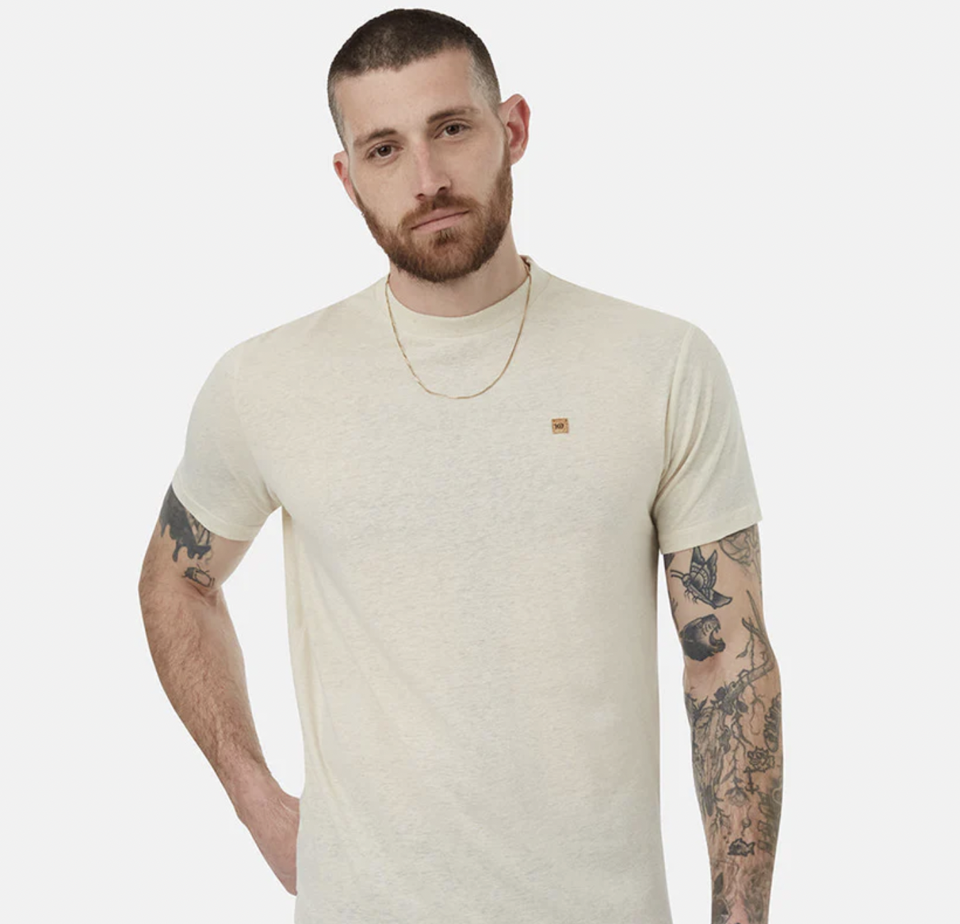 Tentree Hemp Step Hem T-Shirt.