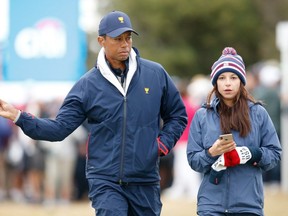 Tiger Woods spotted alongside his ex-girlfriend Erica Herman