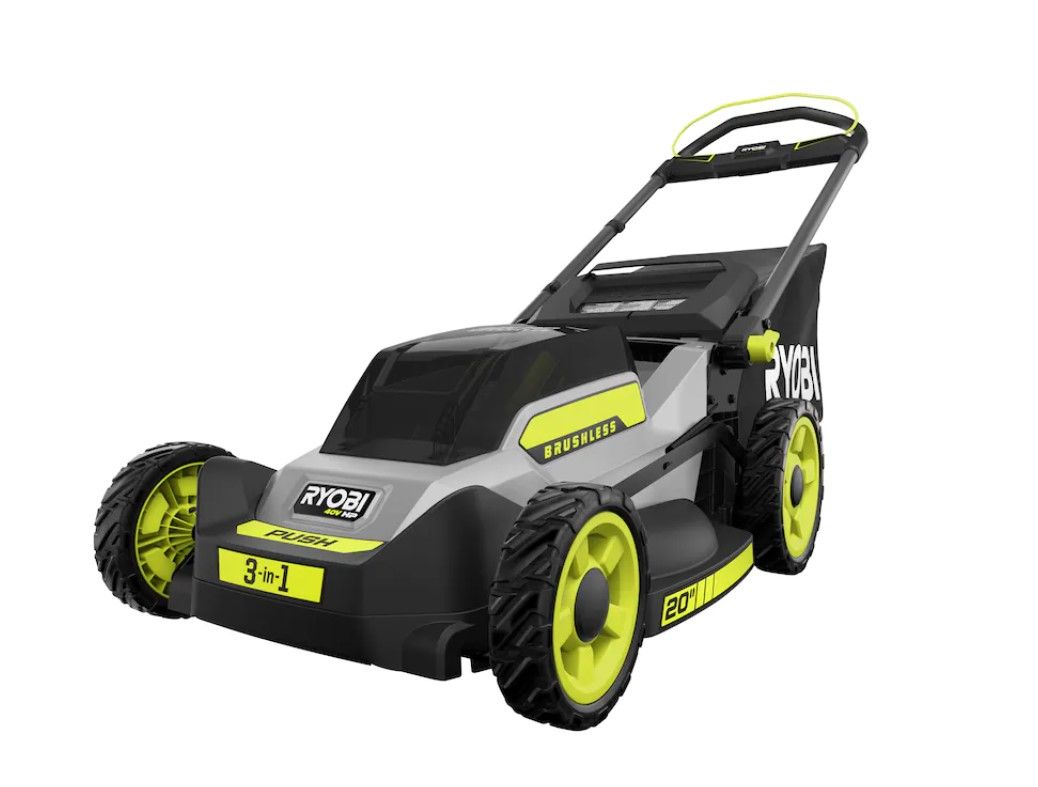 Ryobi 40v lithium brushless lawn deals mower