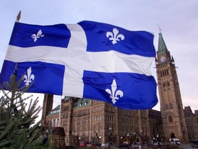 Quebec flag in Ottawa