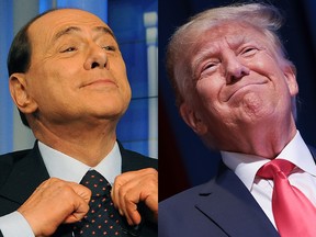 Silvio Berlusconi and Donald Trump