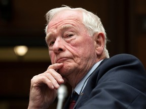 David Johnston, Independent Special Rapporteur on Foreign Interference, waits to appear before the Standing Committee on Procedure and House Affairs on Parliament Hill.