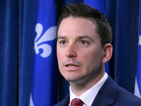 Quebec Justice Minister Simon Jolin-Barrette