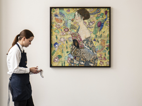 Gustav Klimt's “Dame mit Fächer” — Lady with a Fan
