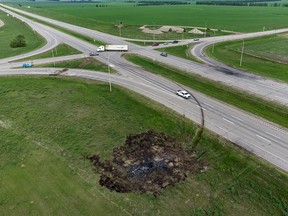 Manitoba crash scene