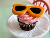 cupcake with sunglasses