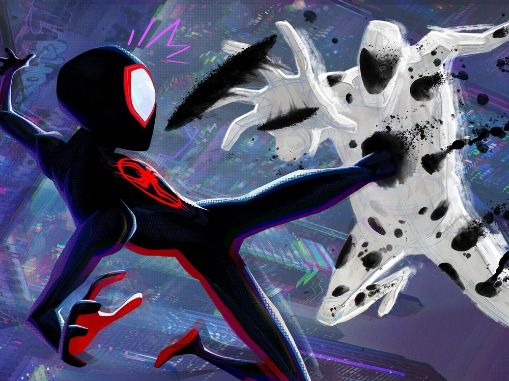 Across the Spider-Verse includes a 'Protect Trans Kids' poster