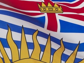 British Columbia's provincial flag