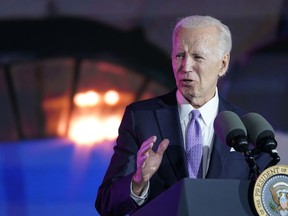 President Joe Biden speaks during a Juneteenth concert on the South Lawn of the White House in Washington, Tuesday, June 13, 2023.