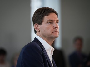 B.C. Premier David Eby listens during a news conference after a health care funding announcement, in Vancouver, B.C., Friday, June 9, 2023. Eby says he wants to break the cycle of too many Indigenous people in British Columbia spending years of their lives in and out of jail.