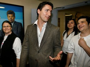 Justin Trudeau in 2007.