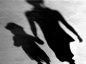 Blurry vintage shadows silhouettes