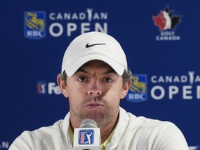 Rory McIlory at the RBC Canadian Open