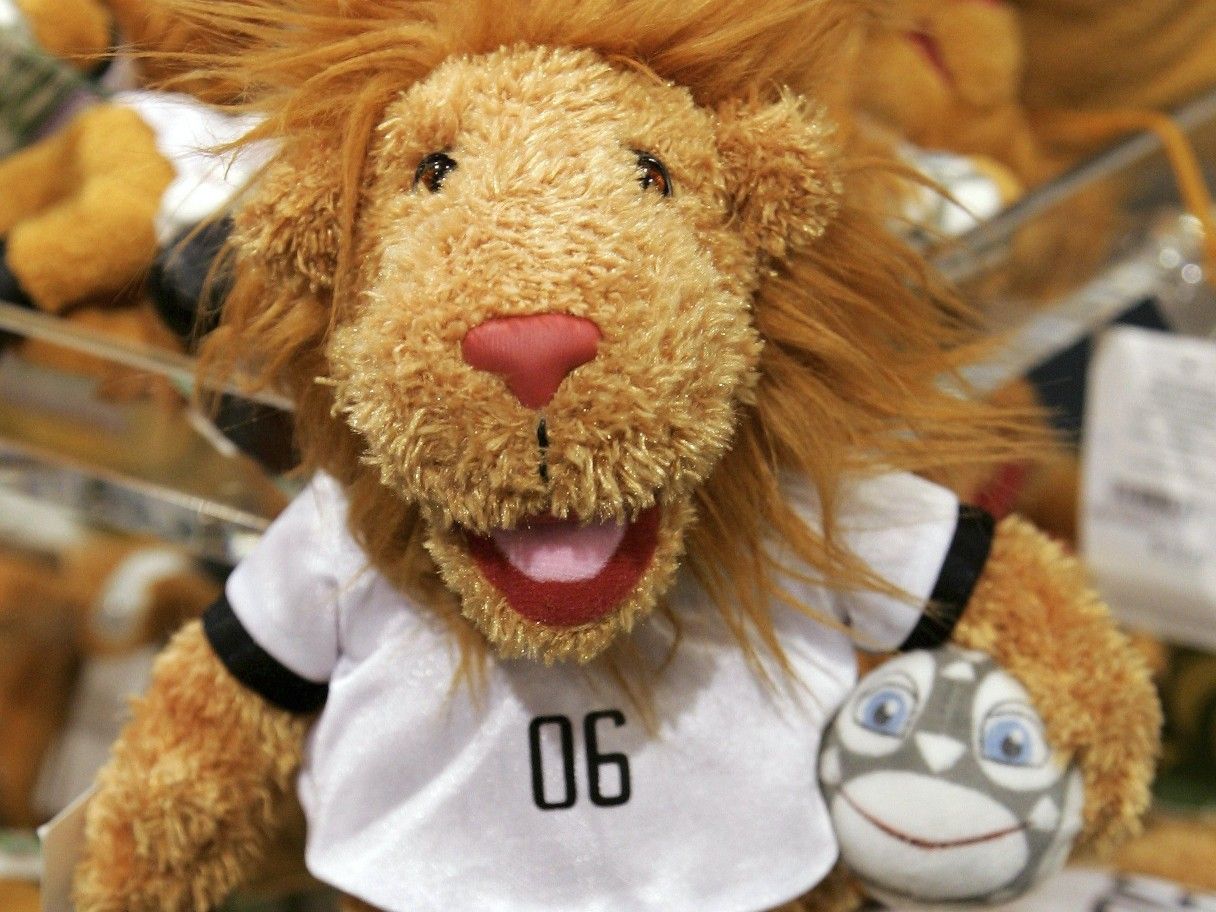 teddy bear: Germany unveils a teddy bear as the mascot for Euro