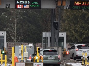 Douglas-Peace Arch border crossing in Surrey, B.C.